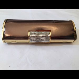 VINTAGE GOLD JEWELED EVENING CLUTCH
